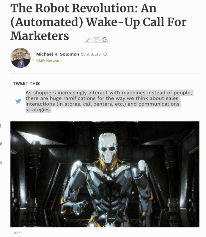 The Robot Revolution: An (Automated) Wake-Up Call For Marketers