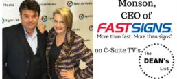 Catherine Monson, CEO of FASTSIGNS Intl with Rocking Goal Setting Advice on The DEAN’s List with Dean Lindsay