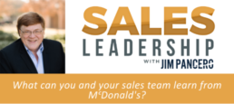 What can you and your sales team learn from McDonald’s?