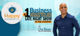 The Happy Entrepreneur Show: Career Mix on SiriusXM Torin Ellis Interviews Che Brown