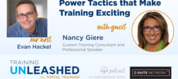 Power Tactics that Make Training Exciting with Nancy Giere