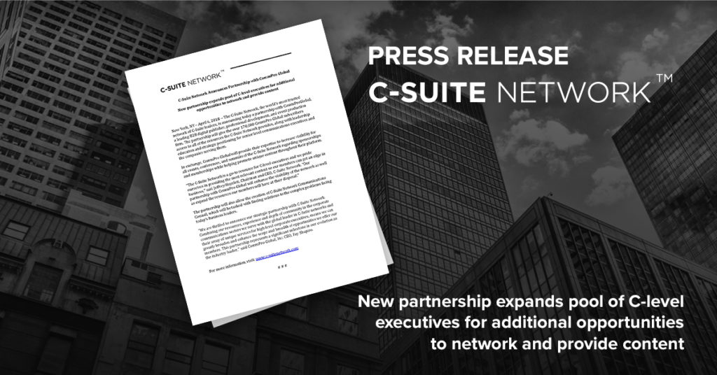 C-Suite Network Announces Partnership with CommPro Global