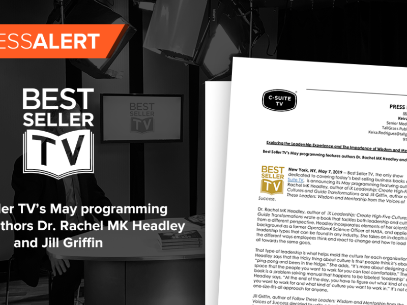 Best Seller TV’s May programming features authors Dr. Rachel MK Headley and Jill Griffin