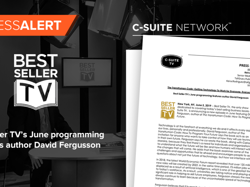 Best Seller TV’s June programming features author David Fergusson