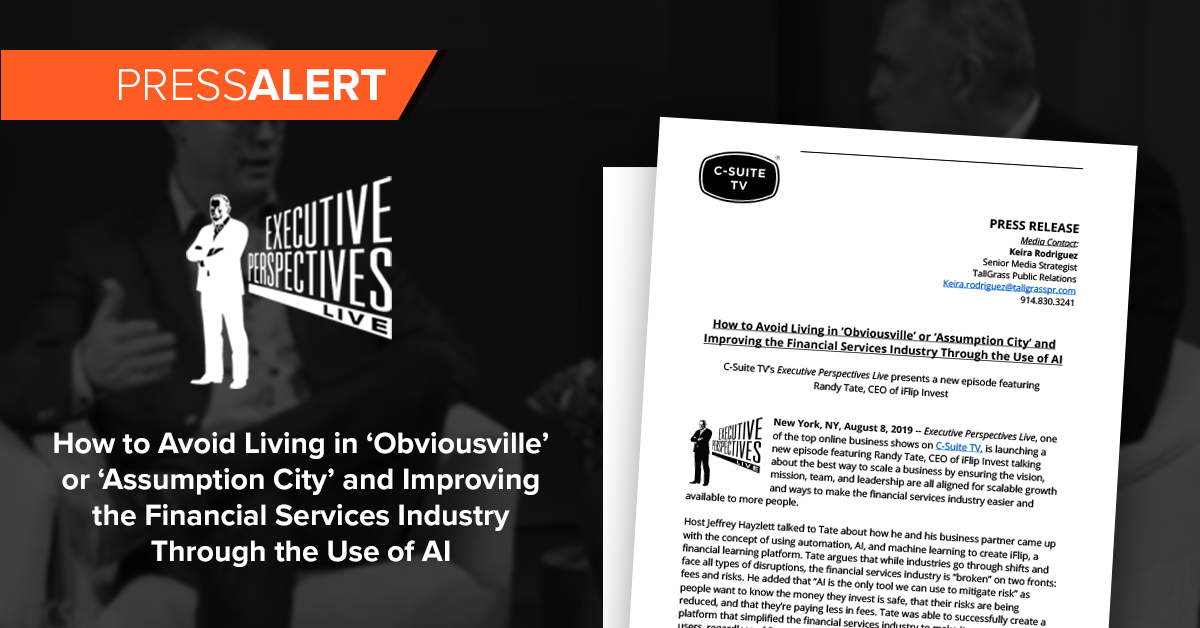 How to Avoid Living in ‘Obviousville’ or ‘Assumption City’ and Improving the Financial Services Industry Through the Use of AI