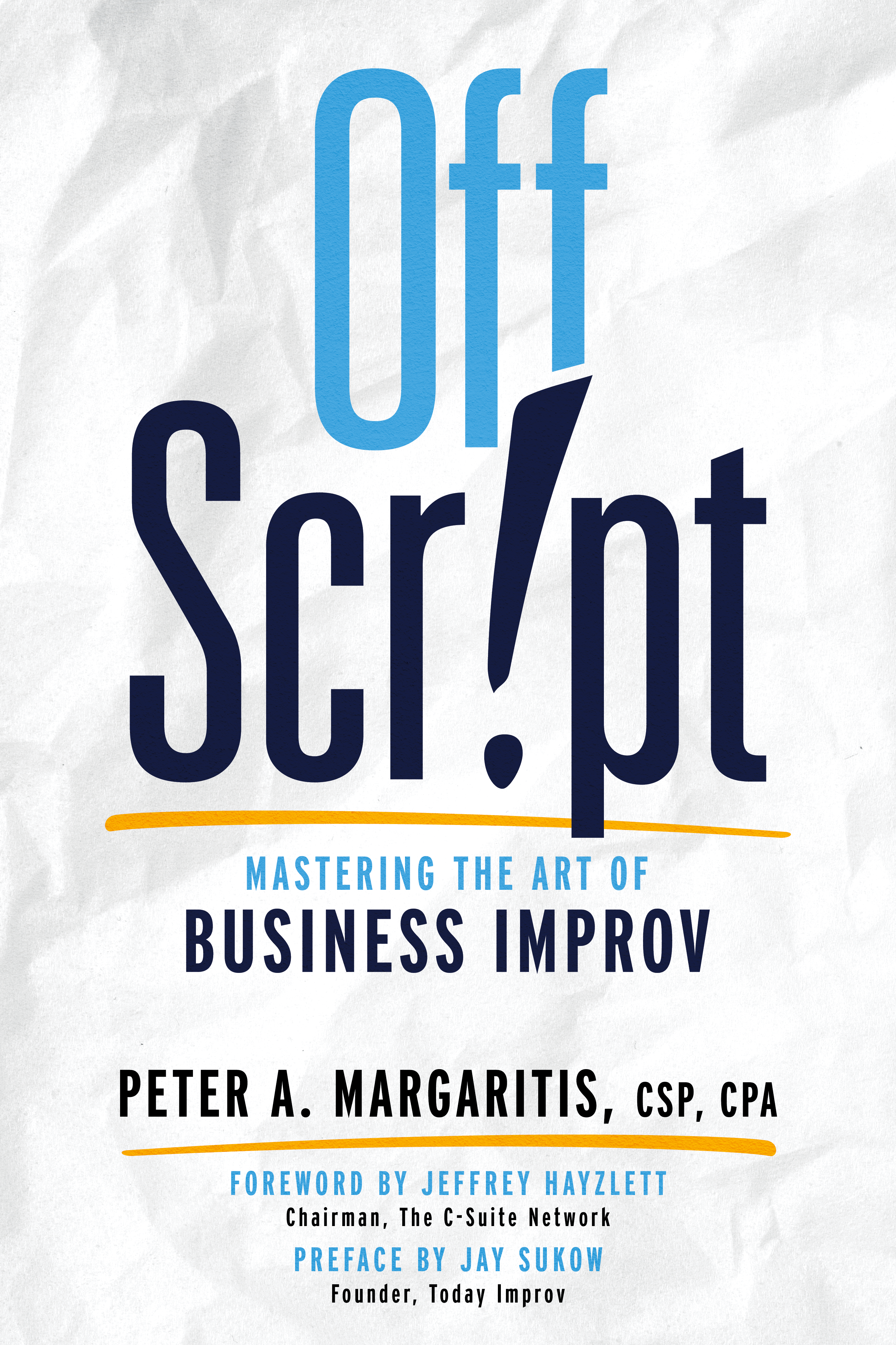 [PRESS RELEASE] Getting Into the Nitty Gritty of Improv