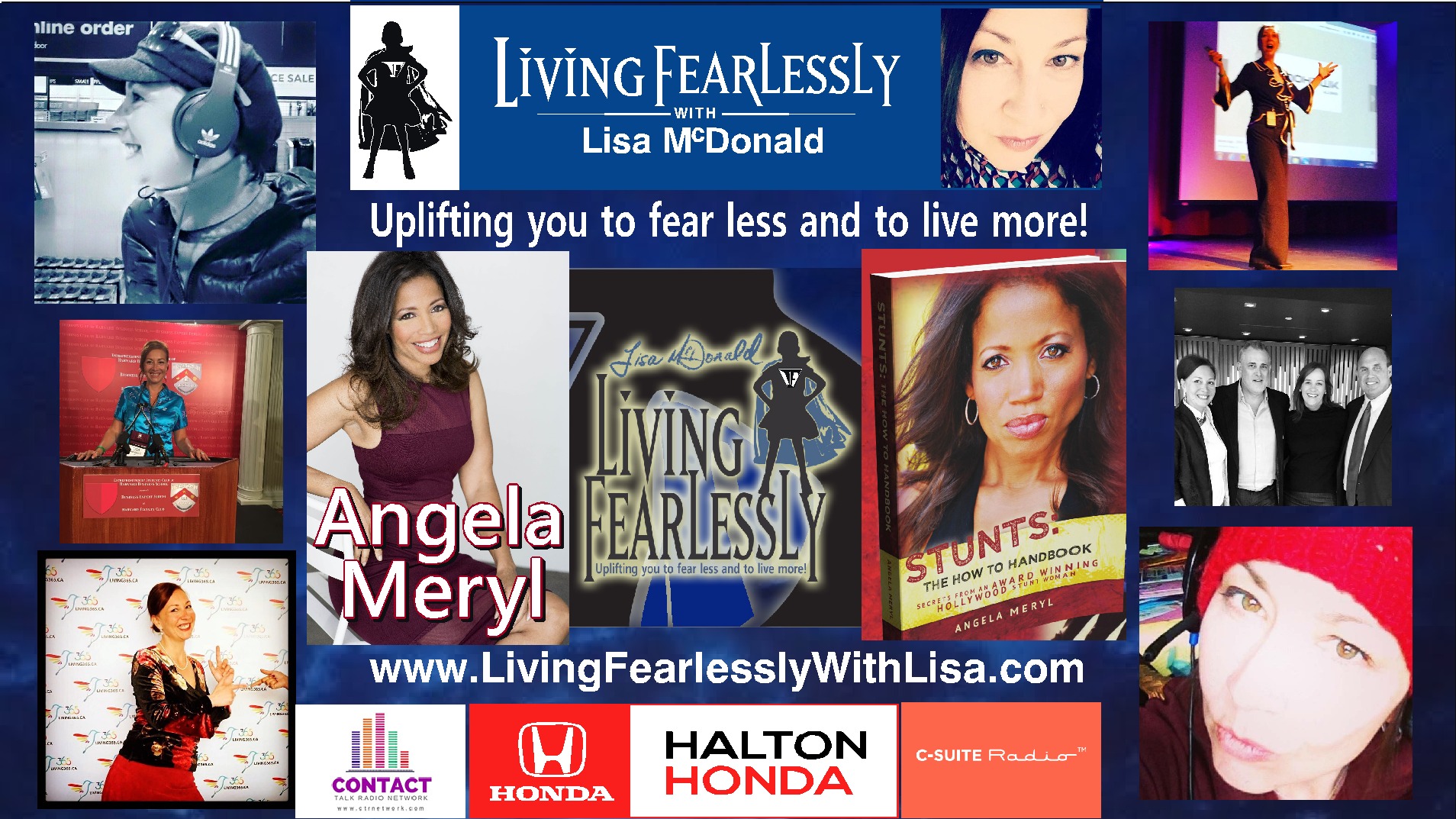 Angela Meryl on Living Fearlessly with Lisa McDonald 2-16-2018