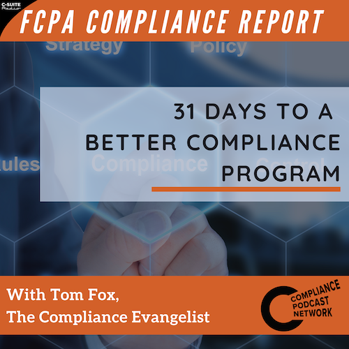 31 Days to a More Effective Compliance Program
